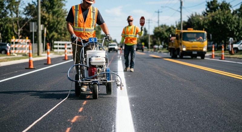 Asphalt Painting in Acworth, GA