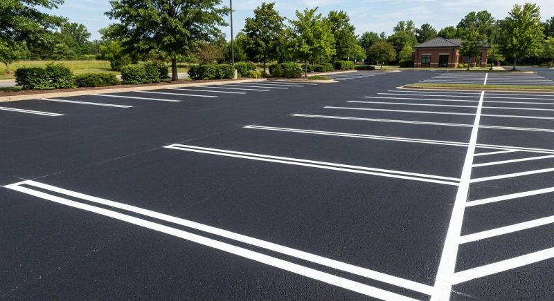 Asphalt Painting in Palm Springs, CA