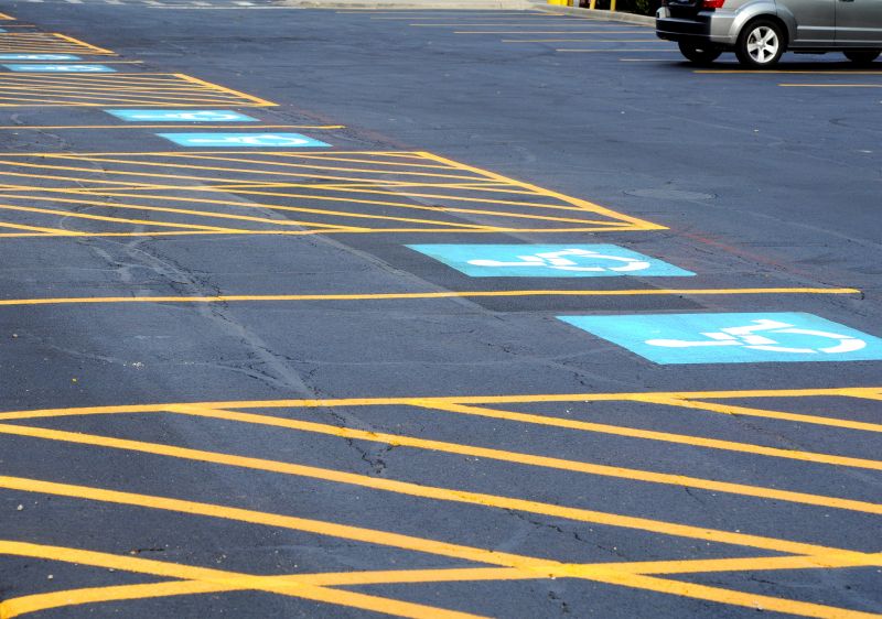 Disability Parking Marking in Orange County, CA