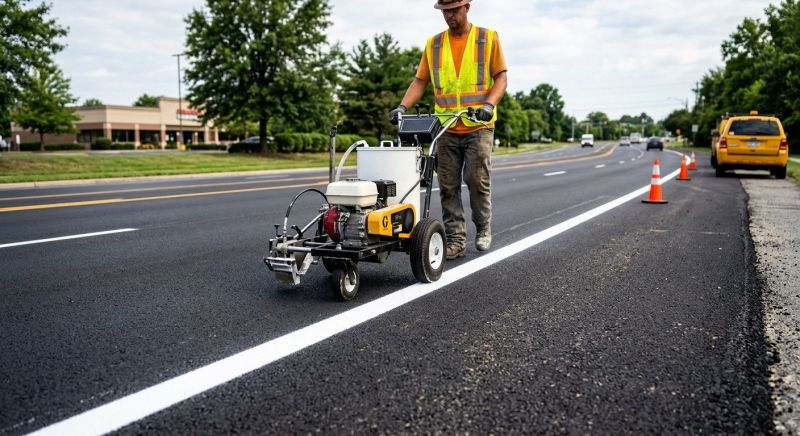 Lane Marking Service in Acworth, GA