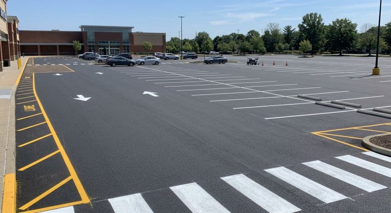 Parking Area Striping in Palm Springs, CA