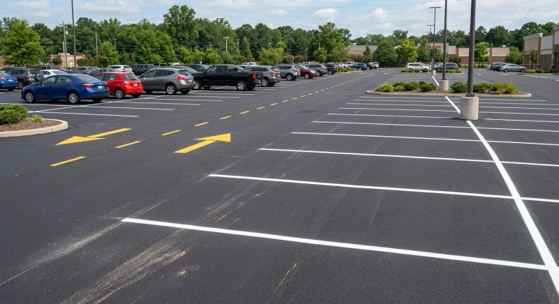 Parking Lot Striping in Katy, TX
