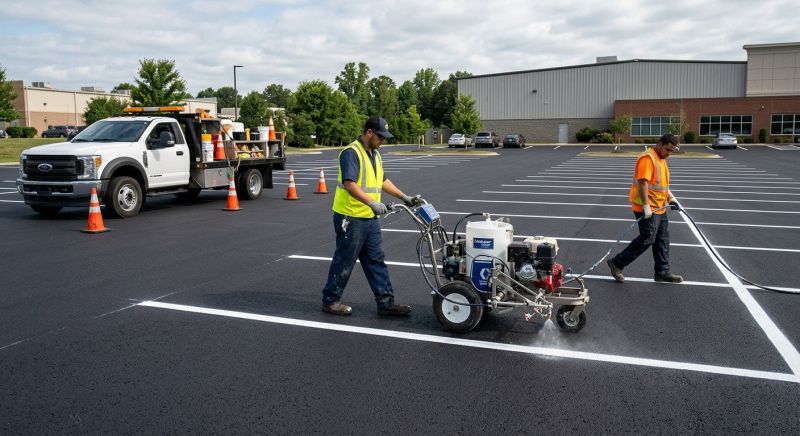 Pavement Striping Service in Los Angeles, CA