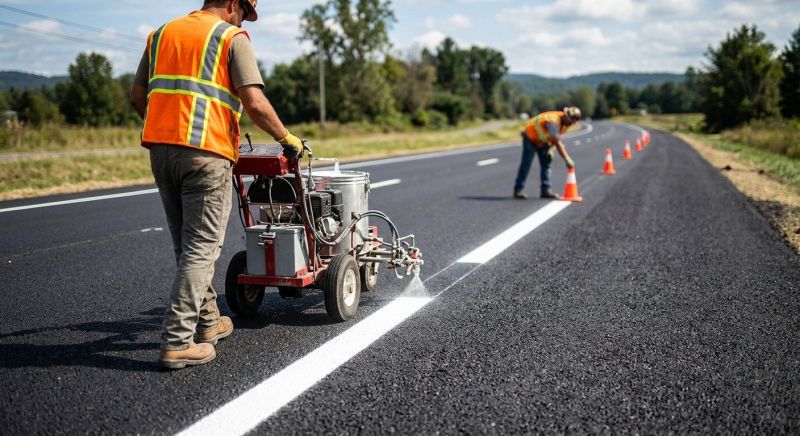 Line Striping Service in Palm Springs, CA