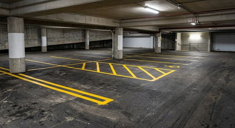 Parking Garage Striping in Hilton Head Island, SC