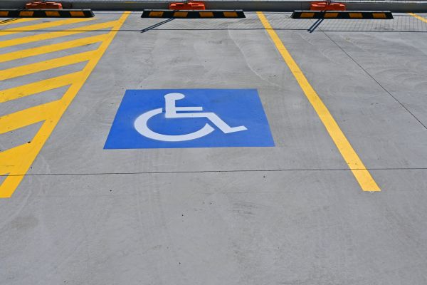 Wheelchair Parking Striping